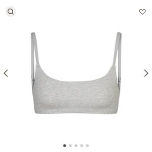 SKIMS COTTON JERSEY SCOOP BRALETTE